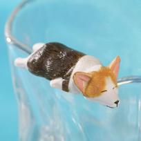 Mini Corgi Resin Doll for Car Dashboard Decoration Cute Dog Figurine Car Interior Accessory Animal Ornament Desk Decor Gift