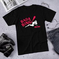 The Sopranos Bada Bing Vintažiniai 2000 m. Reklaminiai Grafiniai Marškinėliai Vyriški S5XL Unisex Marškinėliai L