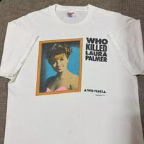 Twin Peaks Kas nužudė Laurą Palmer Balti trumpomis rankovėmis Unisex marškinėliai KH11751 Unisex marškinėliai S