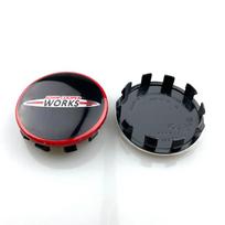 4 vnt. 56 mm ratlankio centrinis dangtelis, juodi stebulės dangteliai, skirti bmw Mini Cooper One S JCW R56 R50 R53 R55 R57 R60 F54 F55 F56 automobilių priedai