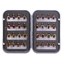 Fly Fishing Flies Kit Artificial Bait Nymph Scud Fly Bug Worm Trout Fishing Flies Insect Fishing lure Pack of 4pcs /8pcs /32pcs 4pcs mix color