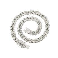 Mens Miami Cuban Link Chain Iced Out Hip Hop Jewelry Gold & Silver Plated 20 Inch Gift for Men 50cm