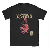 Awesome The Binding of Isaac Video Game T-Shirt Men O Neck Pure Cotton T Shirts Cartoon 90s Short Short Sleeves Plus Size Loose S