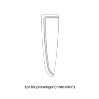 Skirta Mercedes Benz W205 W204 W211 W212 W213 W203 W176 W177 CLA Durų Porankio Alkūnės Atramos Pagalvėlė Pagaminta iš Alcantara Automobilio Aksesuarai Made of Alcantara black