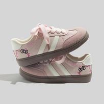 Belle pink Dexun shoes 2026 high-value student ins factory customized versatile white shoes 35