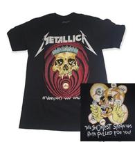 Metallica 1988 Shortest Straw In Vertigo You Will Be Marškinėliai 2 pusės Dydis S Unisex T-shirt M