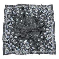 48Colors Malaysia Tudung Bawal Flower Print Hijab Laser Cut Edge Headscarf Premium Cotton Voile Soft Fashion Muslim Square Scarf