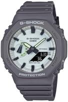 Casio HIDDEN GLOW serijos pilkas G-Shock GA-2100HD-8AJF vyriškas laikrodis,