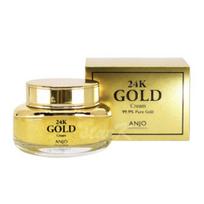 ANJO 24K Aukso Kremas 99,9% Gryno Aukso Šviesinantis Stangrinantis Priežiūros Produktas 50g