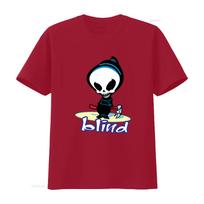Blind Vintage Riedlentė Ateivis T-shirt Retro Logotipas Sunkaus Medvilnės Spausdinimas vintage Skalbtas Unisex Tampri Minkšta mada streetwear S