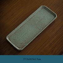 Coarse pottery dry tea tray Vintage ceramic tea table for water storage Creative Tray Home Kung Fu Tea Set