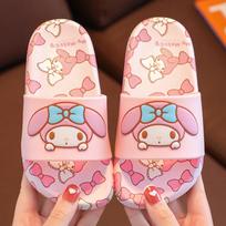 Children's Summer Cartoon My Melody Soft Sole Non-Slip Baby Girls' Sandals Kuromi 34-35 white