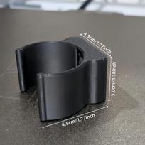Dulkių siurblio tvirtinimo laikiklis Skersmuo 40mm Įrankių tvirtinimo stovas Juodas plastikas Stabilus laikiklis Buitiniai laikymo įrankiai
