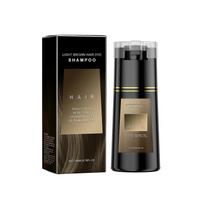 Amz Hair Shampoo (Light Brown) Plant-Based Care Multi-Color Diy Color Show Trendy Hair Care, Gentle And Easy To Color Shampoo