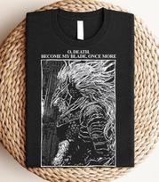 Elden Ring Marškinėliai Dark Souls Marškinėliai Maliketh Marškinėliai Mėnesienos Kardas Marškinėliai Unisex S