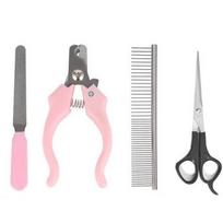 Professional Rechargeable Pet Shaver Kit Ceramic Blade Low Noise Dog Cat Hair Trimmer With 4 Limit Combs C