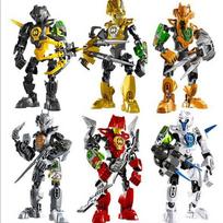 6 vnt./Rinkinys Hero Factory 2.0 Žvaigždžių kareivis Breez/Surge/Stormer/Evo/Nex/Furno Roboto Figūrėlė Statybinių Blokelių Modelis Žaislai Vaikams Dovanos