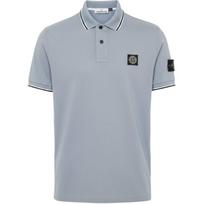 Stone Island trumpomis rankovėmis polo marškinėliai su sagomis ir emblema vyriški viršutiniai drabužiai L1S152200010S0018-V0061 M