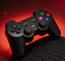 Wired Controller for PS3, Ergonomic Black, Colorful Buttons (Green/Pink/Red/Blue), Analog Sticks, No Lag