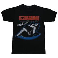 90s Scorpions Band Love at First Sting Album Cover Shirt Cotton Unisex S4XL Unisex T-Shirt M