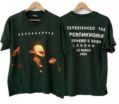 1994 Soundgarden #034Superunknown#034 Londono Koncertinis Bendas 34 Superunknown 2 Šonai Miško Žalios Spalvos Marškinėliai Unisex Marškinėliai XXL