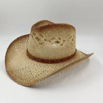 2026Western cowboy straw hat unisex national style jazz hat sun hat outdoor sun hatcasual hat summer straw hatsombreros vaqueros S56-58cm