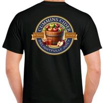 Cummins Cider Juokingas Memas atspausdintas ant nugaros Marškinėliai Cummins Cider Unisex Marškinėliai Unisex T-shirt XXXXL