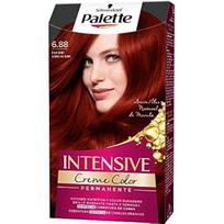 Dažai - SCHWARZKOPF - Palette Intense Crème - Atspalvis 6.88 - Rubino Raudona - Tekstūra Kremas