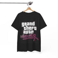 Grand Theft Auto Marškinėliai Vice City Retro Žaidėjo Grafika Unisex Sunkaus Medvilnės Marškinėliai Unisex Marškinėliai S
