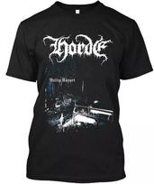 Horde Hellig Usvart Australijos Black Metal Grupės Marškinėliai S-5XL Geriausia Dovana Unisex Marškinėliai L