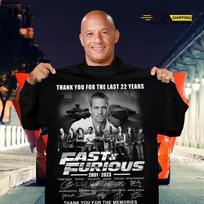 Greiti ir įsiutę jubiliejiniai marškinėliai Paul Walker marškinėliai The 2 Fast 2 Furious Pa unisex marškinėliai XXL