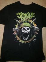 Jungle Rot Grupės Muzikinio Turo Juodi Marškinėliai Medvilniniai Unisex S-234XL Unisex Marškinėliai M