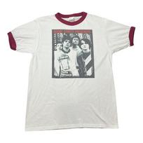 Manic Street Preachers Ringer marškinėliai Balti Bordo spalvos Grupės Grafinis T-shirt Unisex T-shirt XXXXL