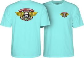 Powell Peralta WINGED RIPPER Riedlentės marškinėliai CELADON Unisex marškinėliai XXXXL