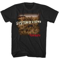 System of a Down Toxicity Mens T Shirt Music Classic Concert Rock Band Tee Black Unisex T-Shirt L