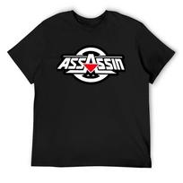 Marškinėliai ASSASSIN Rockin Squat prancūziškas rap hip hopasM6XL Unisex Marškinėliai L
