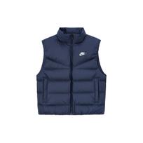 Nike Therma-Fit Windrunner Sportswear Solid Color Stand Collar Casual Down Liemenė Moterims Liemenės Obsidian FZ1104-451 S