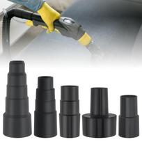ABS Plastikas 5 vnt. Universalus dulkių siurblio žarnos adapterių rinkinys Didelio patvarumo Daugkartinio naudojimo Parduotuvės dulkių siurblys Saugus sujungimas Sandarus sandarinimas