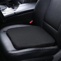 Automobilio sėdynės paaukštinimo pagalvėlė Korėtas atminties putų automobilio sėdynės pagalvėlė Automobilio paprasta kvėpuojanti 3D tinklelio pastorinta sėdimojo sėdynės pagalvėlė 8cm juoda