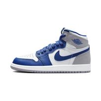Air Jordan 1 Retro High OG PS True Blue Vaikų sportbačiai White Cement-Grey FD1412-410 28.5