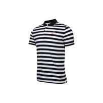 Nike Kontrastingos Juostelės Trumpomis Rankovėmis Polo Marškinėliai Vyriški Viršutiniai Drabužiai Juodi CT5604-010 XL