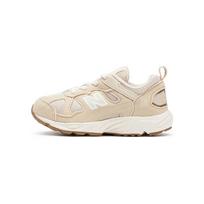 New Balance NB 878 Comfortable Versatile Shock Absorbing Durable Low Top Walking Shoes Baby Shoes Off-White Brown IV878EC1 26 beige