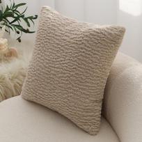 Cream Style Pillow Case Living Room Sofa Lumbar Pillow Bedside Bay Window Soft Decoration Cushion Does Not Include Pillow Core 45x45cm [Pillowcase only]