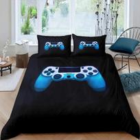 Gamepad Comforter Cover Bedding Set Teens Video Duvet Cover for Youth Kids Boys Modern Controller Bedspread Crib70x133cm 2pcs