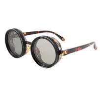 Adjustable Tint Polarized Sunglass 52mm ND Filter Lens ND2 400 Round Sunglasses for Men Beach Fishing
