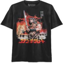 Conan Barbaras Japonijos Plakatas Retro Vintage 80-ųjų Fantastinis Unisex Klasikinis Marškinėlis S juoda