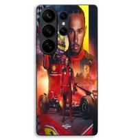 Case For Samsung Galaxy S26 Ultra Lewis Hamilton Scuderia Ferrari F1 official Maniacase juoda