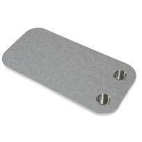 400x800mm Nuimamas stačiakampis stalas Medinė RV stalo lenta su 2 puodelių laikikliais RV jachtai