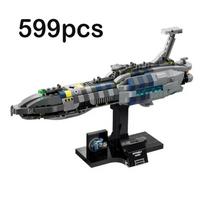MOC žvaigždžių Nematoma Rankos Kosminis Laivas Statybiniai Blokeliai Rinkiniai Suderinami Su Lego Dalelėmis Tinka Kalėdoms 75377