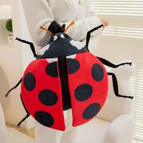 1pc Bee Backpack Ladybug Backpack Plush Stuffed Cartoon Insect Toys Creative Bags Gifts for Kids
